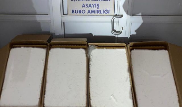 Akşehir’de 92 bin adet doldurulmuş sigara ele geçirildi