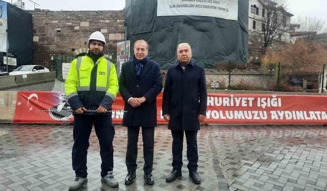 Ankara Kalesi’nde restorasyon çalışmaları devam ediyor