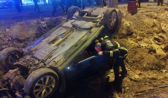 Antakya’da trafik kazası : 5 yaralı