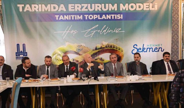 Başkan Sekmen’in “Tarımda Erzurum Modeli” kitabı yoğun ilgi gördü