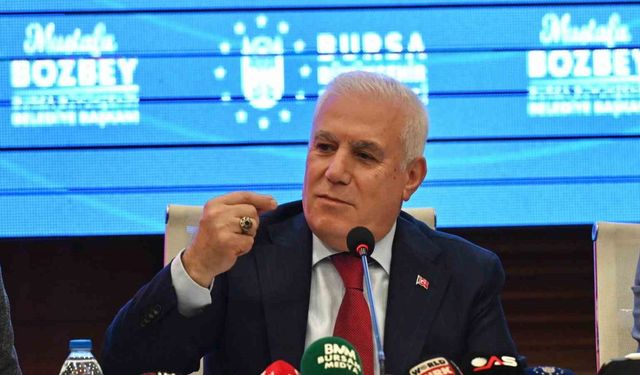 Bursa Büyükşehir Belediye Başkanı Bozbey 9 aylık hesap verdi