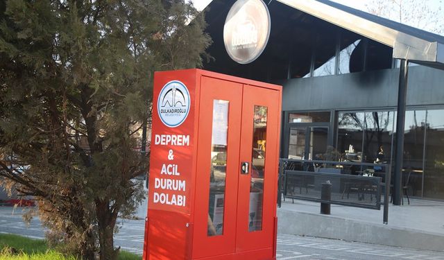 Dulkadiroğlu’nda acil durum dolapları