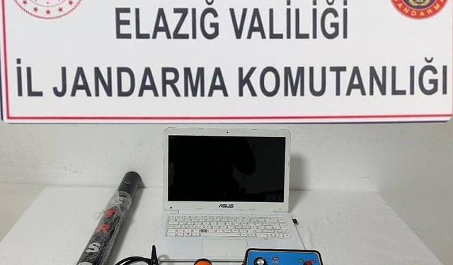 Elazığ’da hazine için keşif yapan 4 şüpheli suçüstü yakalandı