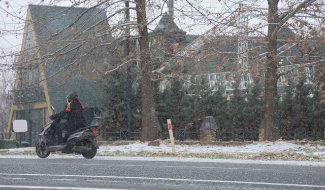 Elazığ’da kar yağışı etkili oldu