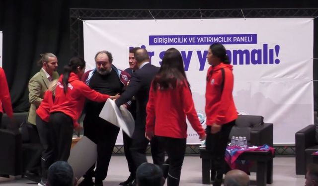 İşadamı Nevzat Aydın “Girişimcilik ve Yatırım’ panelinde fenalaştı