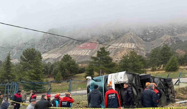 Isparta’da feci otobüs kazasında can pazarı: 1 ölü, 24 yaralı