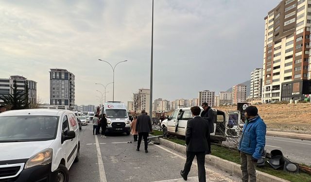 Kahramanmaraş’ta trafik kazası: 1 yaralı