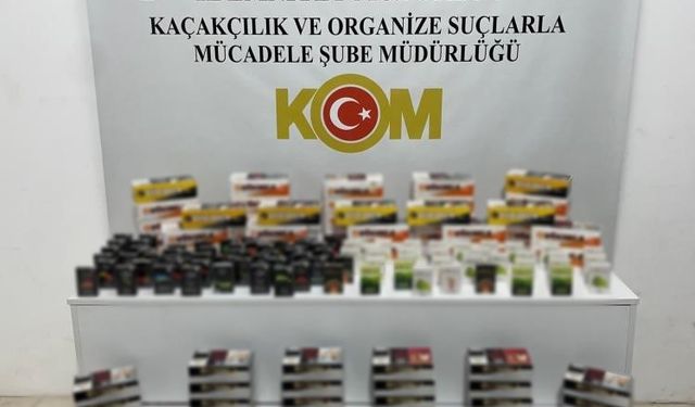 Samsun’da 15 bin 200 adet kaçak makaron ele geçirildi