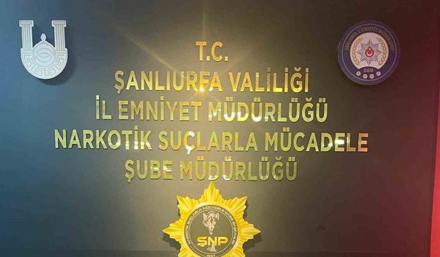 Şanlıurfa’da uyuşturucu operasyonunda 4 gözaltı