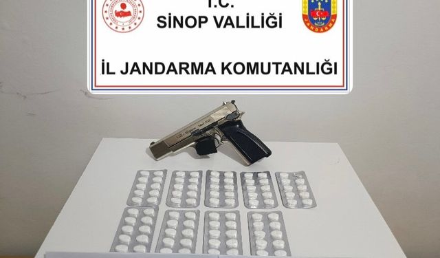 Sinop’ta uyuşturucu ve silah kaçakçılığı operasyonu: 4 gözaltı