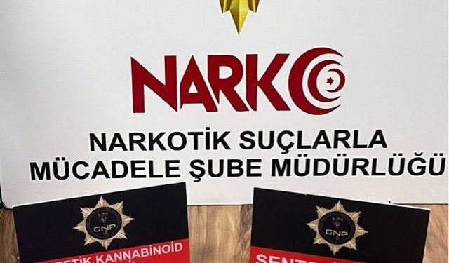 Şüpheli olarak durdurulan araçtan bonzai ve silah çıktı