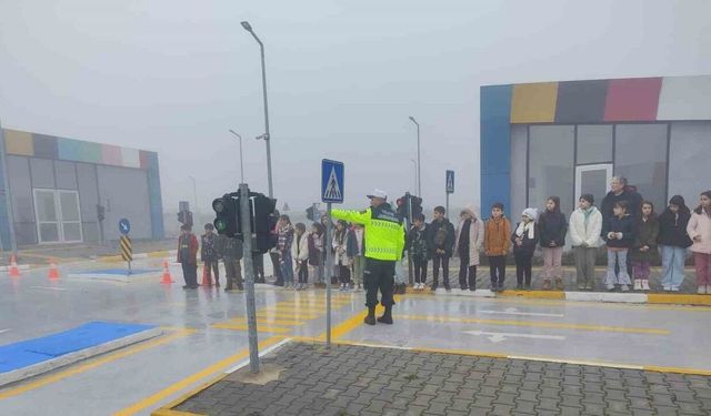 Tekirdağ’da öğrencilere trafik bilinci kazandırılıyor