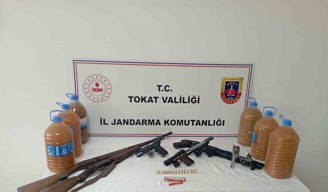 Tokat’ta silah kaçakçılığı operasyonu: 12 şüpheli gözaltında