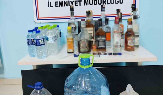 Zonguldak’ta 50 litre etil alkol ele geçirildi