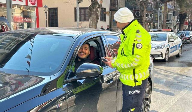 Burdur’da sürücülere "fermuar sistemi" anlatıldı