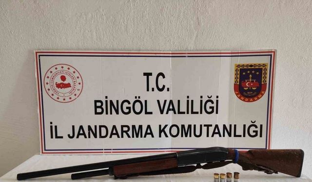 Bingöl’de 2 adet tüfek ele geçirildi