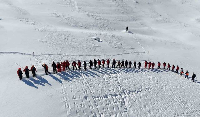 Hesarek Kayak Merkezi’nde arama kurtarma tatbikatı