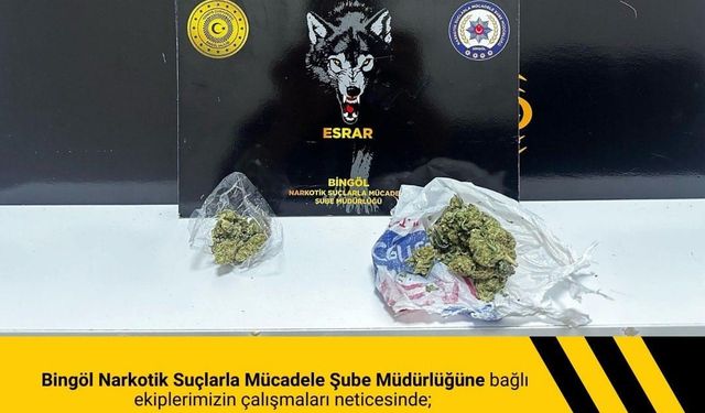 Bingöl’de uyuşturucuyla mücadele çalışmaları sürüyor