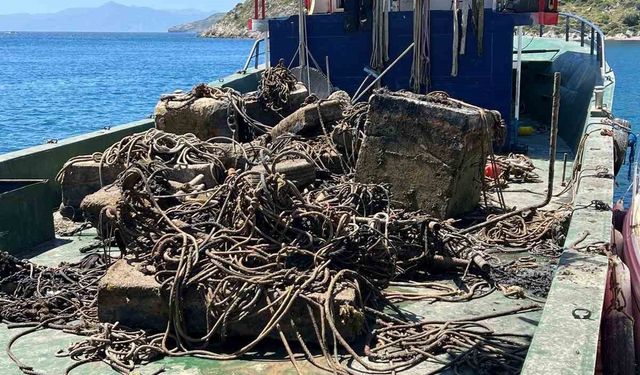 Antik limandaki tonozlar kaldırıldı