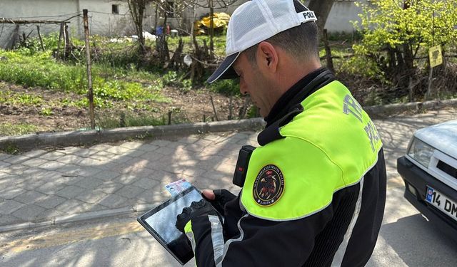 Bolu’da 3 bin sürücüye 10 milyon lira ceza