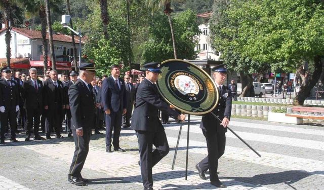 Fethiye’de Türk Polis Teşkilatının 180. Kuruluş Yıldönümü törenle kutlandı