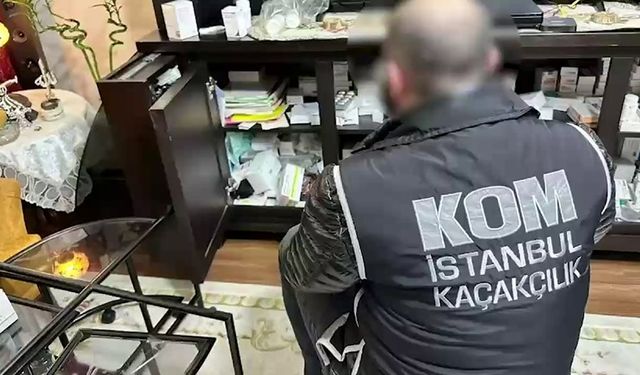 İstanbul’da kaçakçılık operasyonunda 400 milyon liralık ilaç ele geçirildi