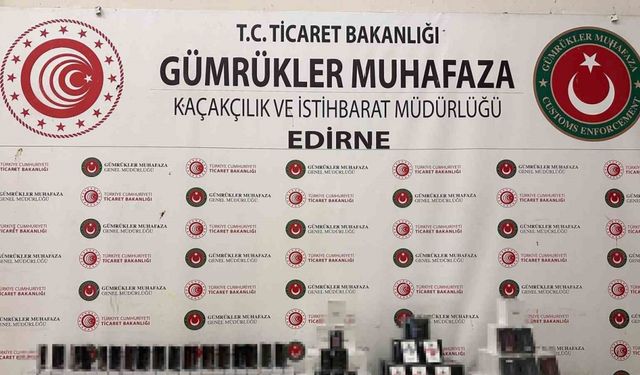 Kapıkule’de yasaklı kimyasal madde ve elektronik sigara ele geçirildi
