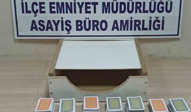 Kumar oynarken yakalanan 5 şahsa 46 bin 235 TL ceza