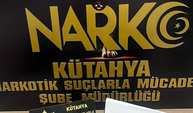 Kütahya’da uyuşturucu taciri 1 şüpheli tutuklandı