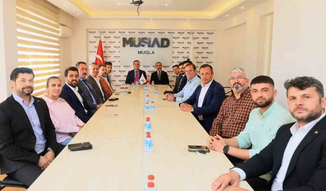Muğla Valisi Dr. Akbıyık’tan MÜSİAD Muğla Şubesine ziyaret