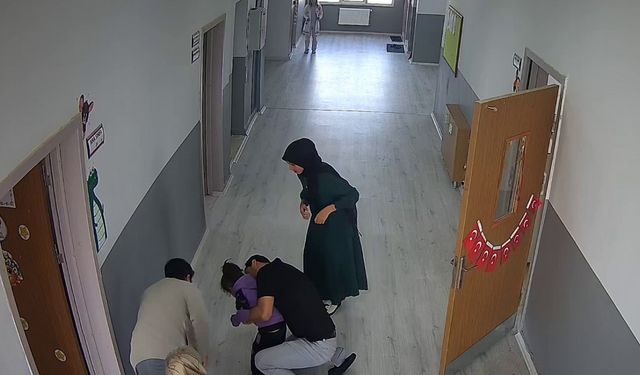 Nefessiz kalan öğrenciye okul müdüründen heimlich manevrası