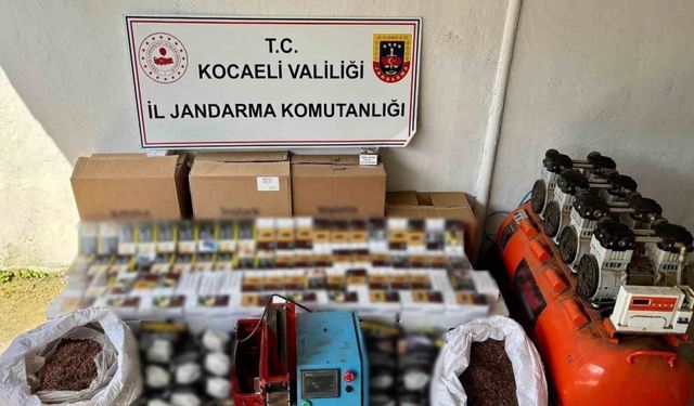 Piyasa değeri yaklaşık 800 bin TL olan makaron ve elektronik sigara ele geçirildi