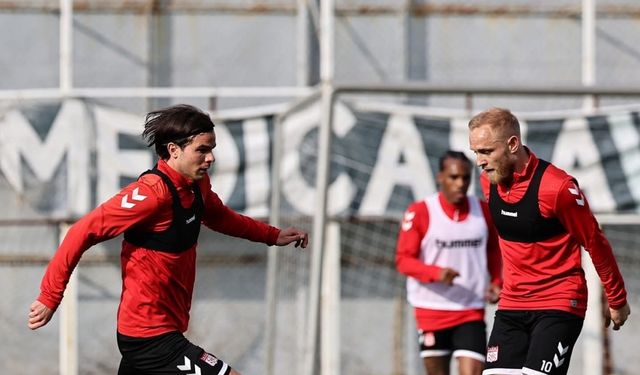 Sivasspor’da Antalyaspor maçı hazırlıkları sürüyor