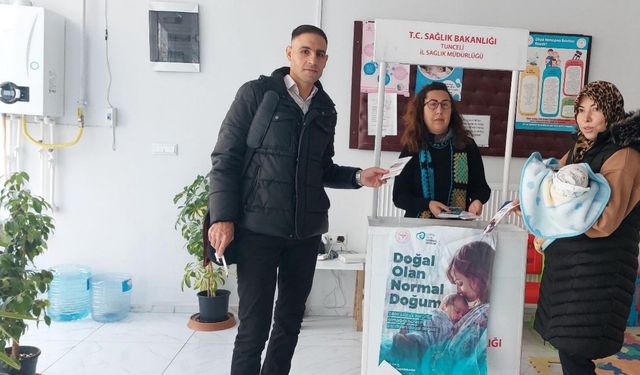 Tunceli’de Normal Doğum Eylem Planı çalışmaları