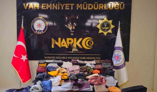 Van’da 48 kilo uyuşturucu ele geçirildi