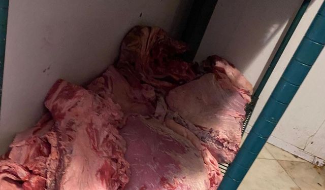 Çerkezköy’de zincir markette şok "et" denetimi