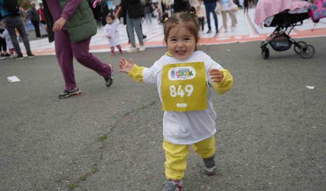 Çocuk Maratonu ve Festivali, 15 bin çocuk ve ailesine ev sahipliği yaptı