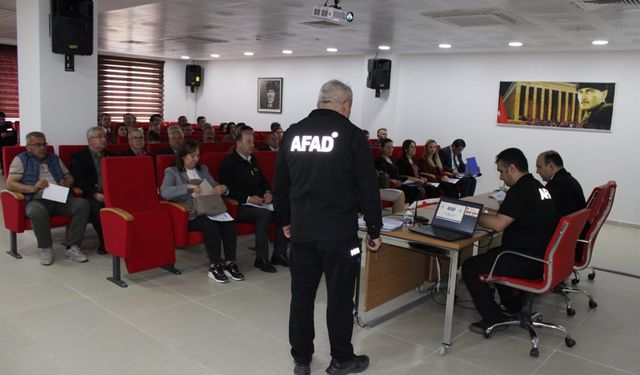 Ergene’de Afet Müdahale Planı Toplantısı gerçekleştirildi