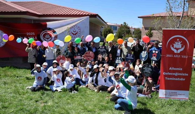 Erzurum’da engelli şenliği renkli görüntülere sahne oldu