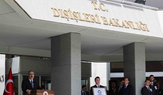 Hayatını kaybeden Büyükelçi Şen için Dışişleri Bakanlığında tören düzenlendi