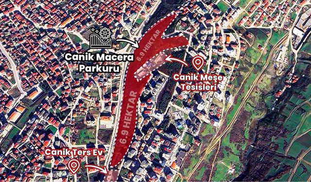 Karadeniz’in en büyük ‘macera parkı’ Canik’e yapılıyor