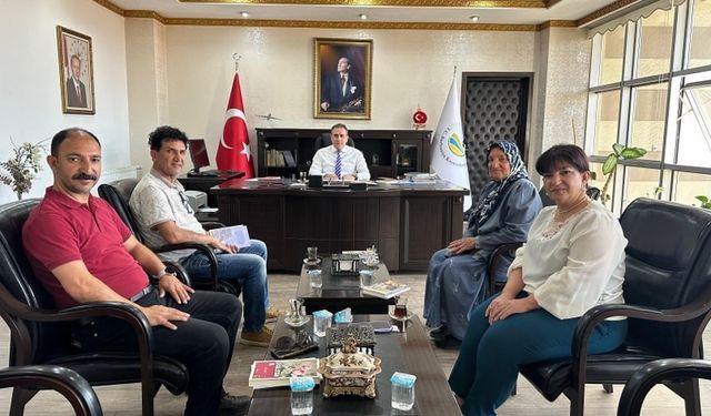 Kaymakam Memiş, şehit ailesini ağırladı