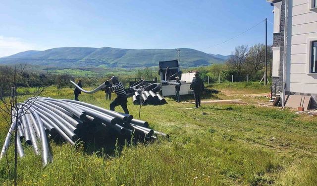 Samsun’da dört ilçeye sulama altyapısı desteği