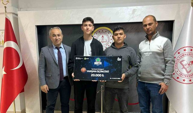 Şehit Serhat Bal MTAL’den Türkiye üçüncülüğü