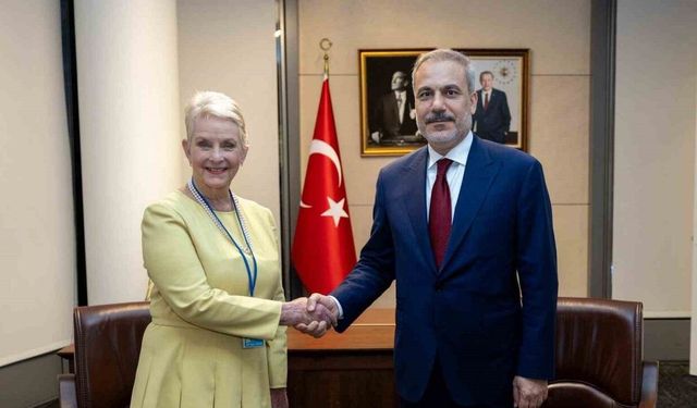 Bakan Fidan, BM Dünya Gıda Programı (WFP) İcra Direktörü Cindy McCain ile görüştü