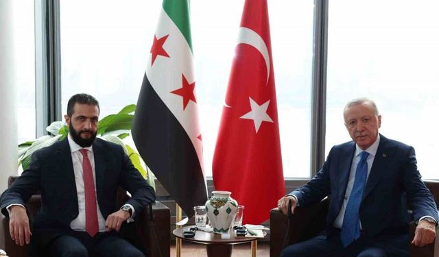 Cumhurbaşkanı Erdoğan, Suriye Devlet Başkanı eş-Şara ile bir araya geldi