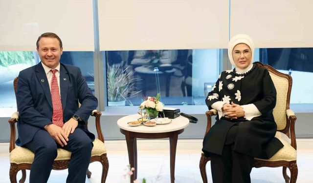 Emine Erdoğan, Kosova Cumhurbaşkanı’nın eşi Sadriu ile görüştü