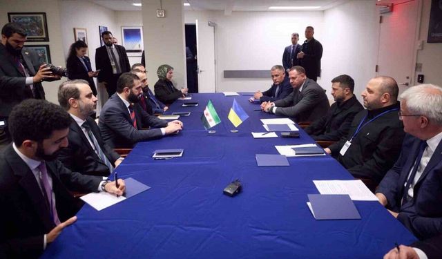 Zelenskiy, Suriye Devlet Başkanı Eş-Şara ile görüştü