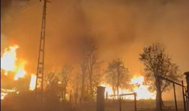 Alevlere teslim olan 6 ev ve ahır kullanılmaz hale geldi