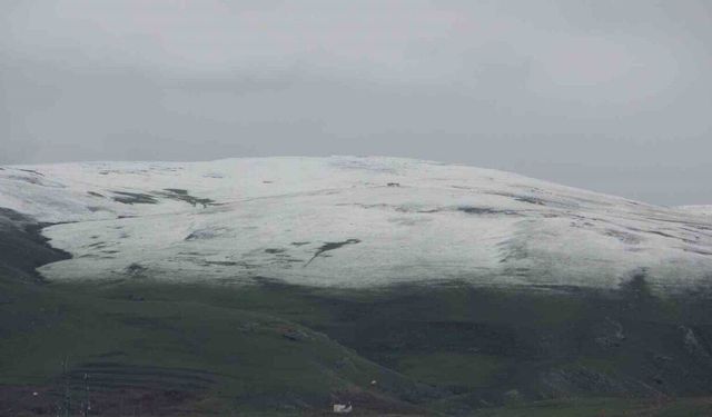 Ardahan’da yüksek kesimler beyaza büründü